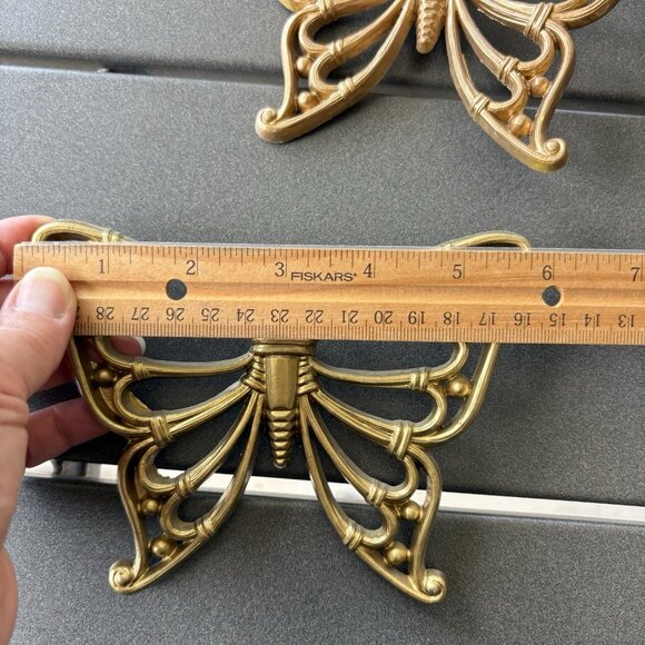 Lot Of 14 VTG 1970s Wall Butterflies Plastic Burwood Homco Syroco READ - Picture 14 of 15